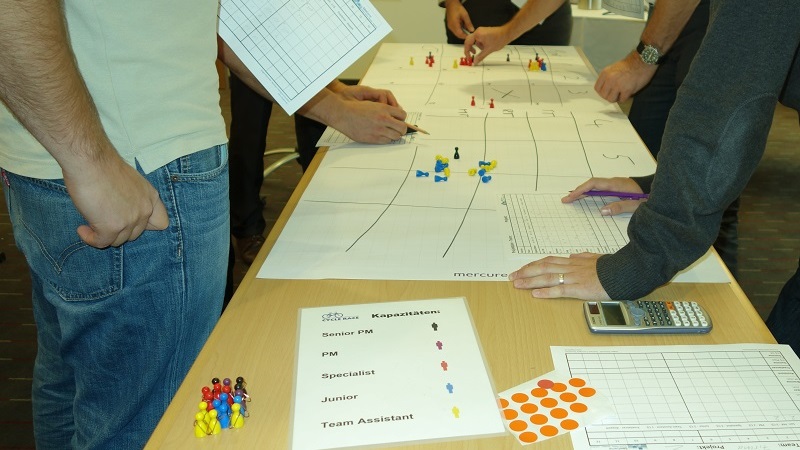 Projektmanagement Seminar und Projektmanagement Schulung mit Projekt Simulation und Planspiel